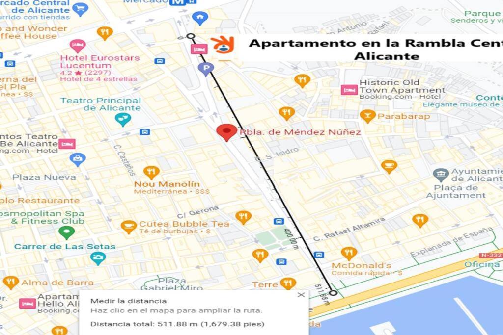 Apartamento Centro Rambla Alicante A Екстериор снимка