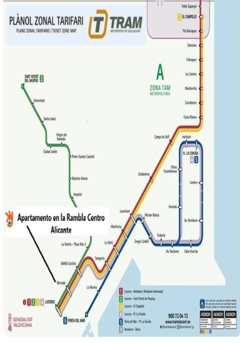 Apartamento Centro Rambla Alicante A Екстериор снимка